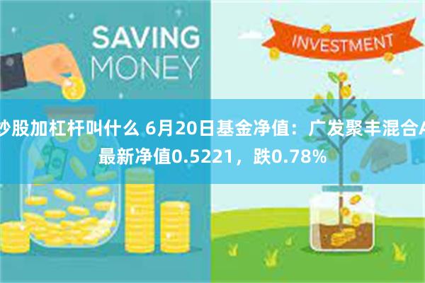 炒股加杠杆叫什么 6月20日基金净值：广发聚丰混合A最新净值0.5221，跌0.78%